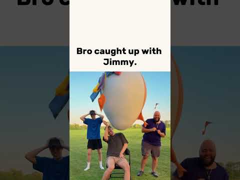 The balloon burst #balloon #shorts #funny