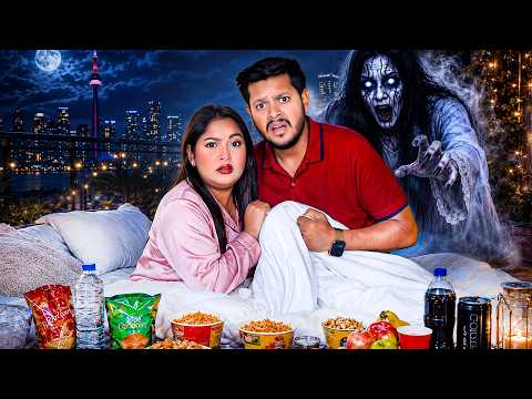 আমাদের বেলকনিতে ভয়ংকর ভূত চলে এলো! 😱👻 | Living In A Balcony For 24 Hours Challenge | Rakib Hossain