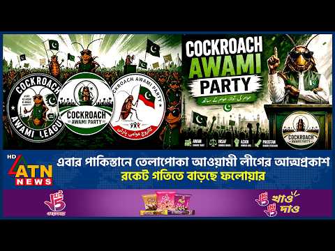 এবার পাকিস্তানে তেলাপোকা ঝড়, আত্মপ্রকাশ ককরোচ আওয়ামী লীগের | Pakistan | Politics | ATN News