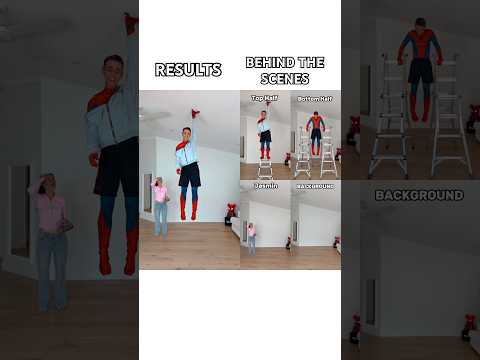 TUTORIAL OF MILES MORALES SPIDERMAN TREND 🕸️💥 #shorts #spiderman #spiderverse