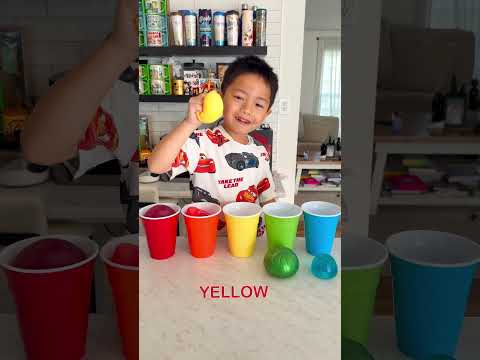 Keegan learning squishy colours 🥟😍❤️