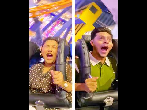 অন্তরা অনেক ভয় পেয়েছে 🤣 Roller Coaster Ride 🎢 #shorts #rakibhossain