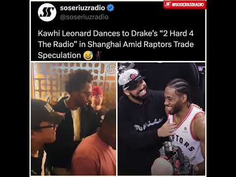 He's Turning Up To Drake..Fans Think They Know What THIS Means! 👀 #kawhileonard