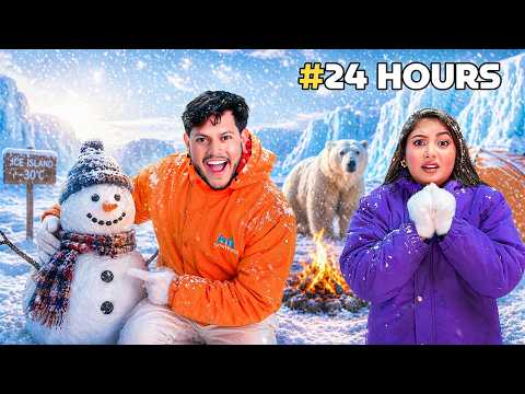 ২৪ ঘণ্টা বরফের দেশে বেঁচে থাকার লড়াই | Living In Snow World For 24 Hours Challenge | Rakib Hossain