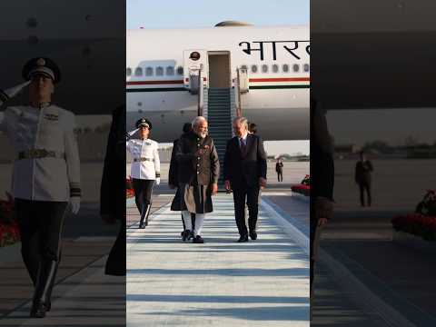 PM Modi arrives to a warm welcome in Tashkent, Uzbekistan | #shorts |