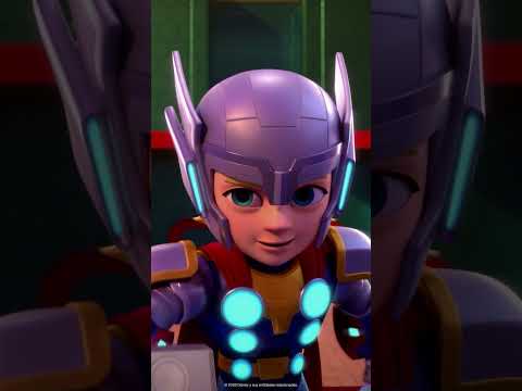 THOR le muestra el poder del rayo a IRON MAN ⚡🚗