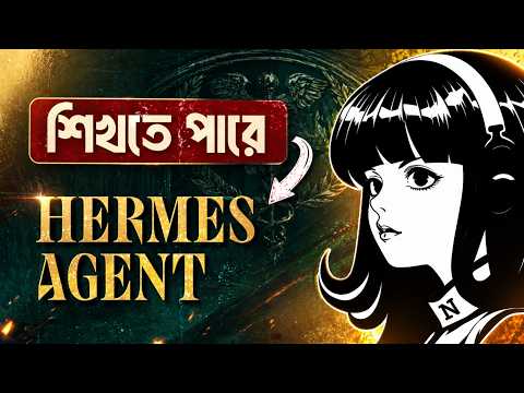 Hermes Agent Tutorial: নিজের AI এজেন্ট বানান যা সারাজীবন মনে রাখবে! (Bangla)