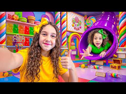 Sierra and Rhia fun museum in Barcelona, Spain