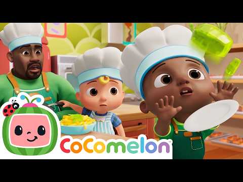 Green Jelly on a Plate | Wibble Wobble Silly Lunch Time | CoComelon Nursery Rhymes & Kids Songs