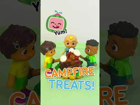 Yummy Campfire Cookies! 🍪🪵 JJ's Delicious Homemade Snacks 😋 #cocomelon #food