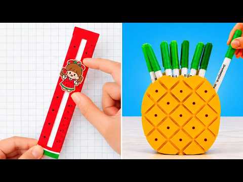 🎒 BACK TO SCHOOL DIY HACKS & CRAFTS! 💡✨