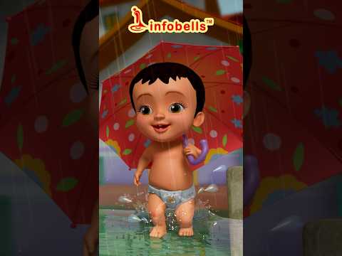 पानी बरसा छम छम छम - Pani Barsa Chham Chham Chham | Hindi Rhymes for Kids | Infobells #panibarsa