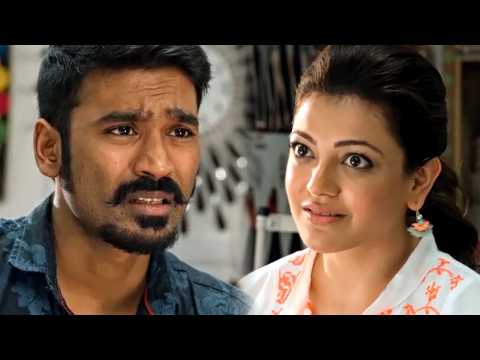Dhanush काजल अग्रवाल से शादी करने के लिए उसके मां बाप को मार भी सकता है | Rowdy Hero Movie Scene