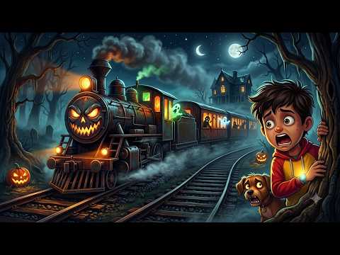 Haunted Train Aur Bhootiya Bangla | Hindi Horror Story for Kids