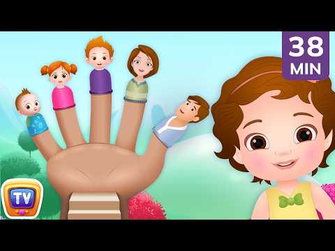 Finger Family Song + Panda, Elephant, Lion & More Finger Family | 38 Min for Kids | ChuChu TV