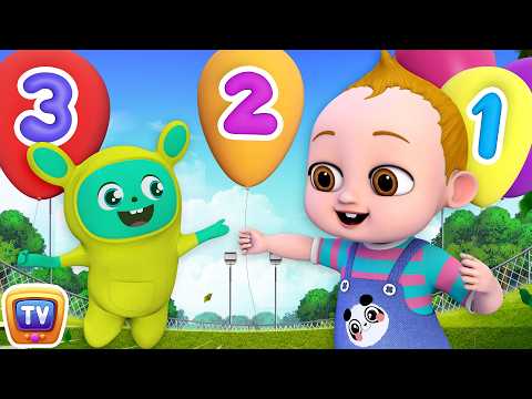 Learn Numbers 1 to 5 & Reverse Counting | Baby Taku & Bestie Balloon Pop Fun! - ChuChu TV Learning