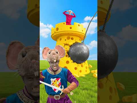 CHEESE TOWER vs MICE! 🏰🧀🐭