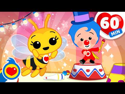 Plim Plim Y La Abejita 🐝🌈 Y Otras Canciones Infantiles Para Aprender! (60 Min) | Plim Plim
