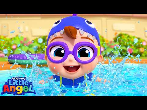 Jill the Mermaid vs. Baby John the Shark! 🧜‍♀️🦈 | Little Angel Nursery Rhymes & Kid Songs