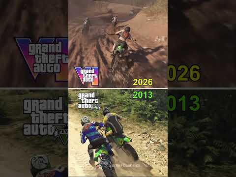 GTA 6 VS GTA 5 - Dirt Bike Comparison