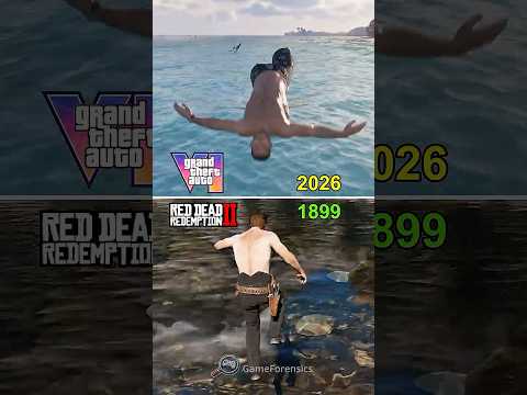 RDR 2 VS GTA 6 - Diving Animation Comparison