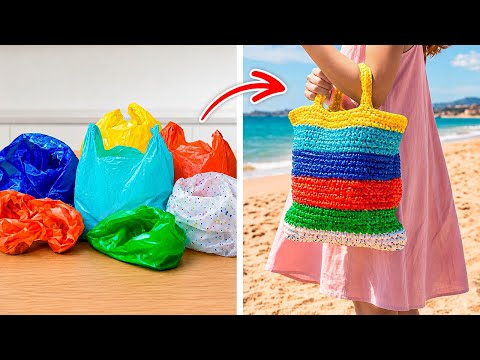CLEVER RECYCLE HACKS! ♻️💡 Useful summer recycling ideas ☀️🛍️