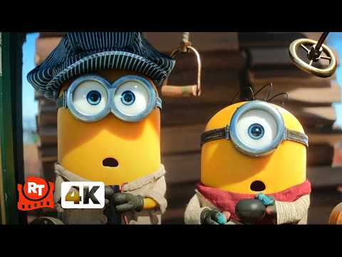 Minions & Monsters (2026) 4K - EPIC Runaway Train Chase! (3/11) | Movieclips
