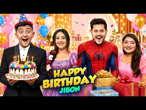 জীবনের জন্মদিনে Spider Man থেকে Princess সবাই আসলো 😱🎉|Jibon's Birthday Special VLOG | Rakib Hossain