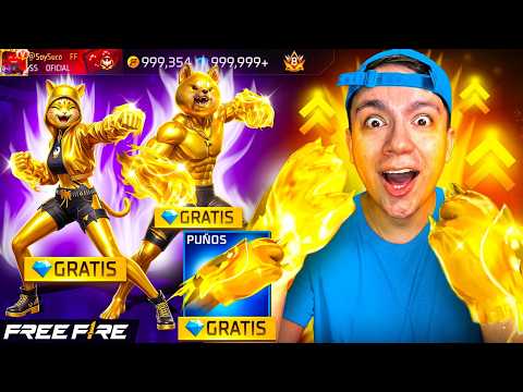 CONSEGUI GRATIS LAS SKINS DORADAS MAS EXCLUSIVAS DE FREE FIRE😱!