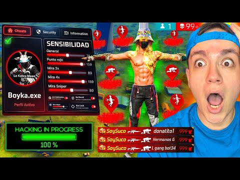 USE LA CONFIGURACIÓN DE BOYKA Y PEGUE TODO ROJO EN FREE FIRE😱🔥!! 