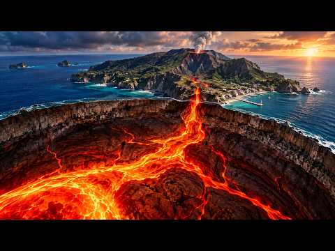 Un enorme río de magma casi llegó hasta esta isla
