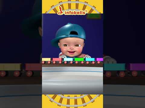 छुक छुक रेलगाड़ी Chuk Chuk Rail Gadi | Hindi Rhymes for Kids | Infobells #railgadi #railchali