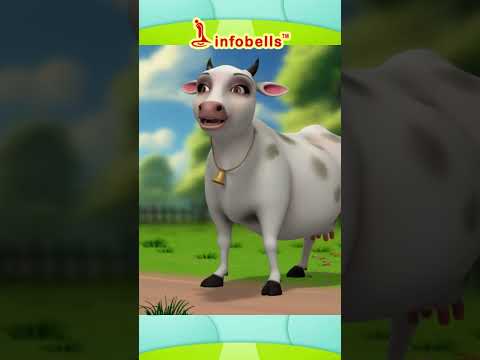 Gaiya Meri Aati Hai - Cow Song | Hindi Rhymes for Kids | Infobells #hindirhymes #balgeet #cowsong