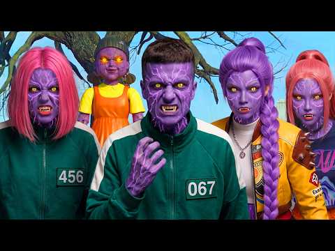Я и KPOP DEMON HUNTERS Стали ДЕМОНАМИ! (Игра В Кальмара)