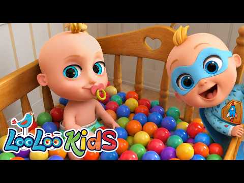 Johny Johny Yes Papa - Learn Colors with Colorful BALLS and SuperHERO - Kids Songs & Nursery Rhymes