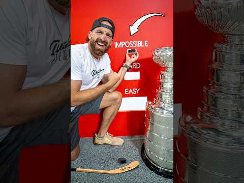 Hardest Hockey Trick Shot EVER!