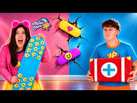 Maria Clara e JP Consertam Tudo com Curativos Gigantes!