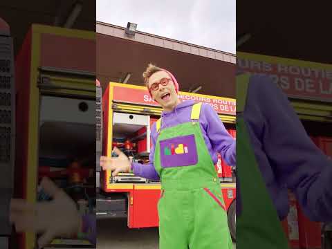 Amazing lights on a fire truck | Kidbli