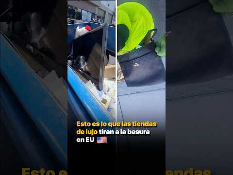 Esto es lo que las tiendas de lujo tiran a la basura en EU🇺🇸