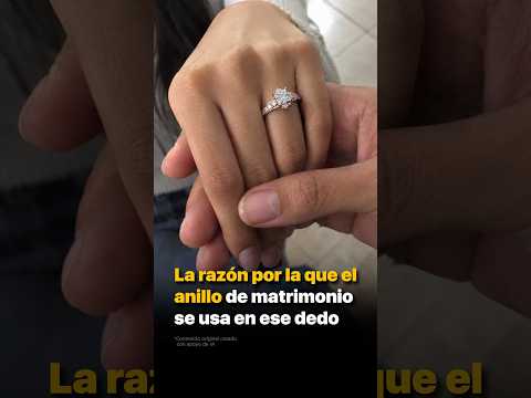 La razón por la que el anillo de matrimonio se usa en ese dedo