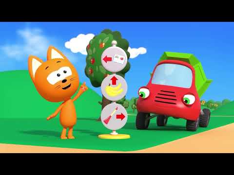 Котэ: Песенка про животных на велосипеде - Мультики для детей
