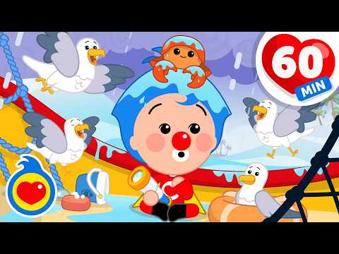 La Mar Estaba Serena 🌊🎶 Y Más Canciones Infantiles Para Cantar Y Jugar (60 Min) | Plim Plim