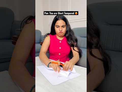 When you are Short Tempered 😡🤣 #priyalkukreja #shorts #ytshorts