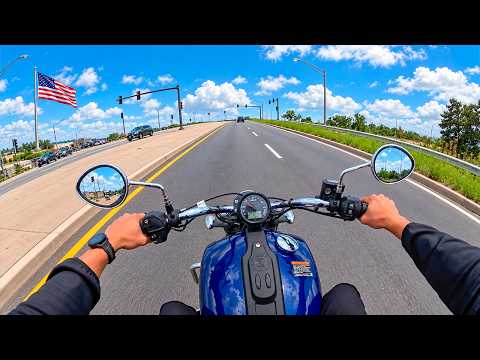 PRIMEIRO ROLE COM A MOTO NOVA  NOS ESTADOS UNIDOS 🇺🇸