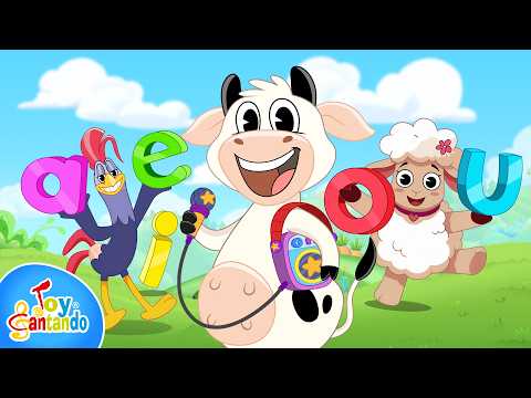 La Risa de los Animales | 🐮 Canción de las vocales con La Vaca Lola | Toy Cantando