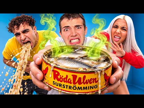 PROBAMOS LA COMIDA MÁS APESTOSA DEL MUNDO !!