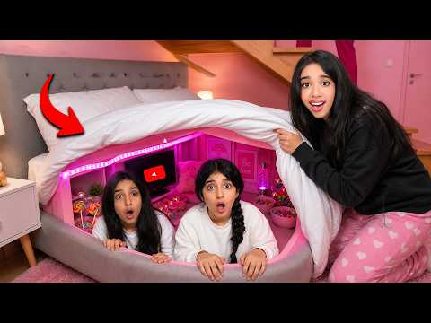 بنينا غرفة السرية تخبينا من ماما ! شفا - Hide in Secret room