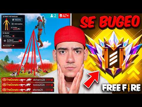 LLEGO A GRAN MAESTRO EN FREE FIRE Y ME BUGEAN EL RANGO POR USAR HACKS !! - TheDonato
