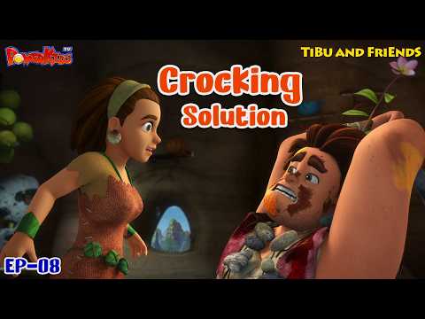 TIBU and Friends | EP 8 Crocking Solution | Prehistoric Kids Cartoon 🦖🎶 | Powerkids TV