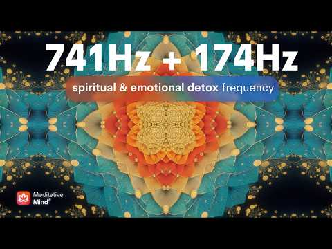 Celestial Depth || 741Hz + 174Hz || Spiritual and Emotional Detox +  Grounding Frequency Combo